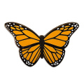 Fashion design custom logo anti-social butterfly lapel pin